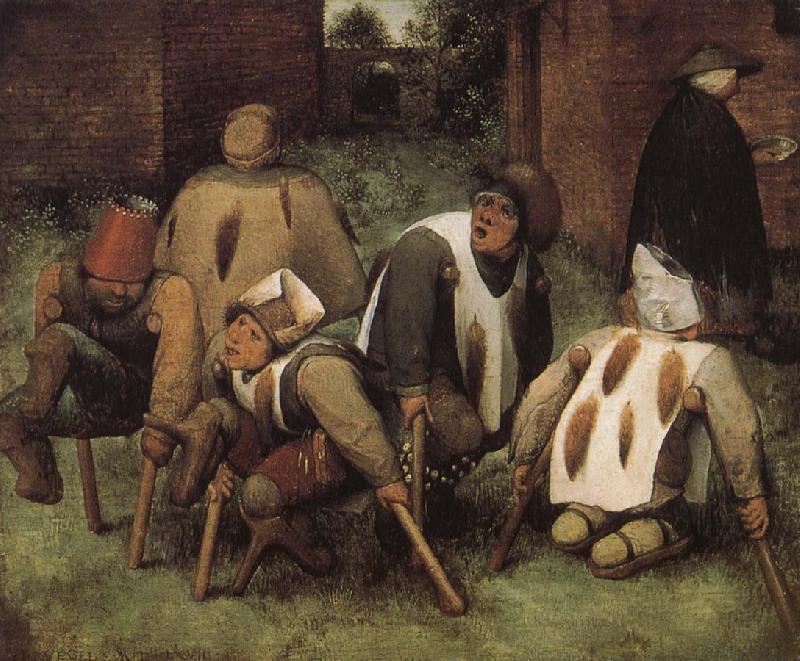 Pieter Bruegel Beggars oil painting image